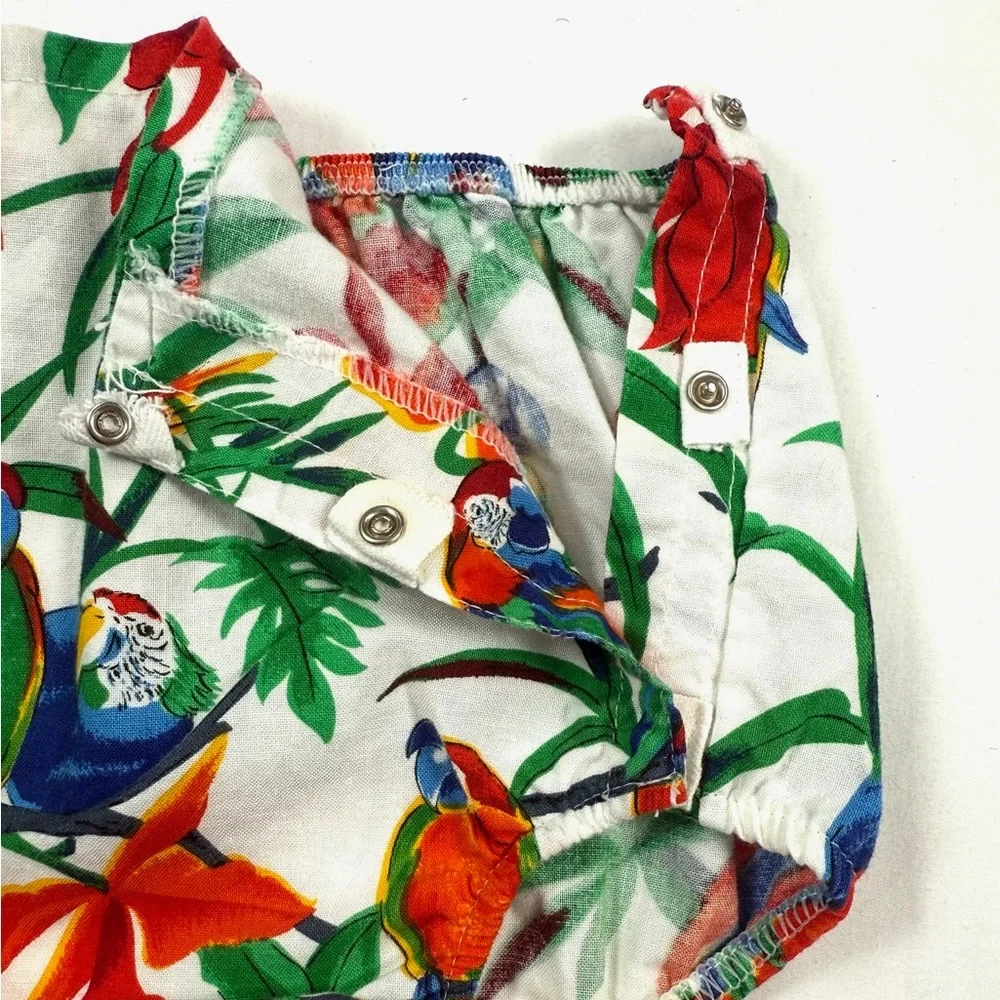 SEA URCHIN DESIGNS Unisex Baby Macaw Tropical Printed Diaper Cover Size‎ 12-18M